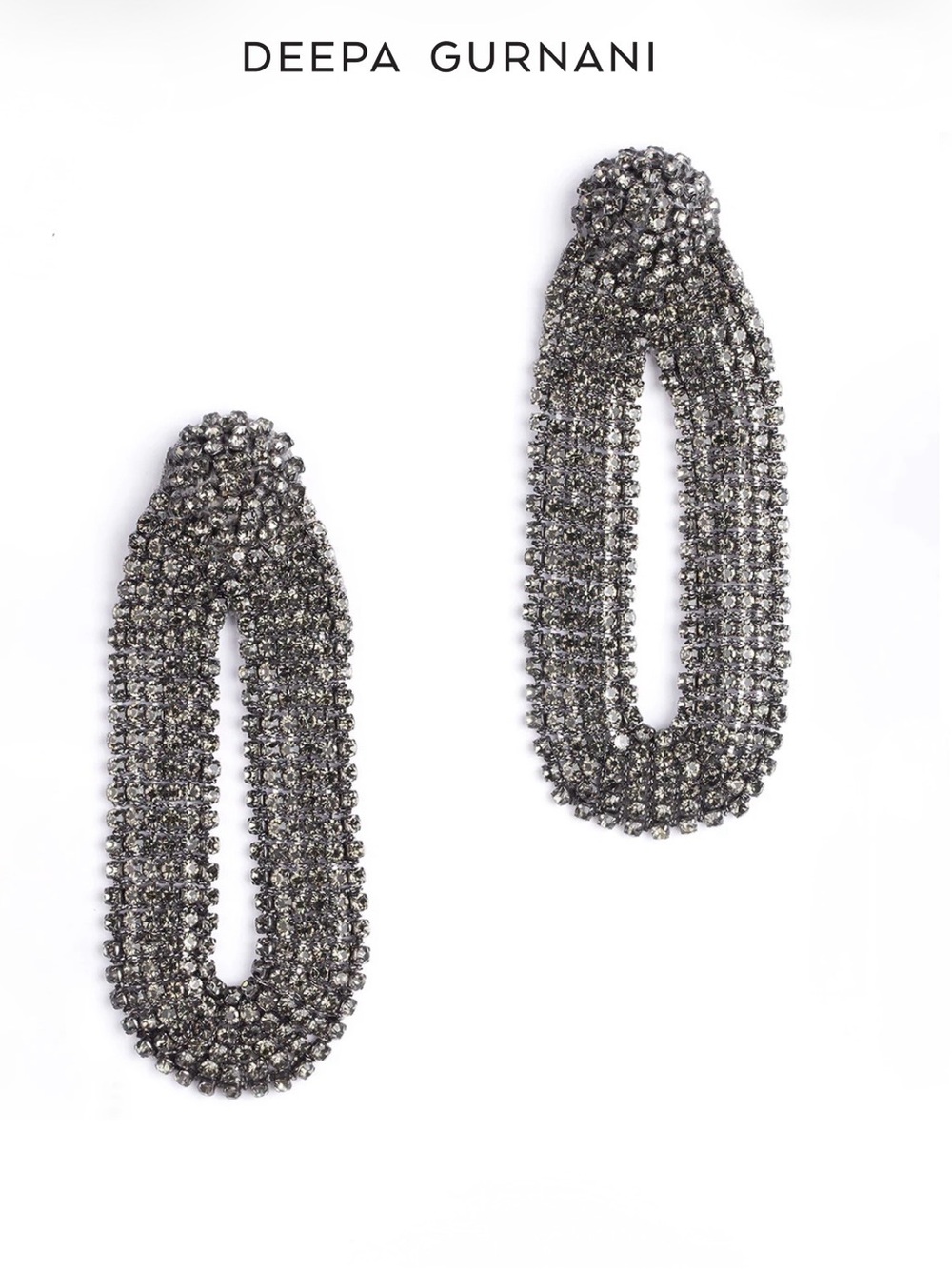 NWT Deepa Gurnani $98 Shyna Crystal Drop Earrings